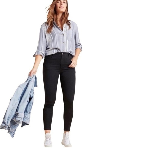 Anthro Pilcro and the Letterpress Denim Leggings - Picture 1 of 7